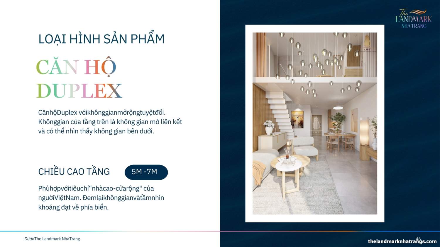 The Landmark Nha Trang 100% căn hộ Duplex