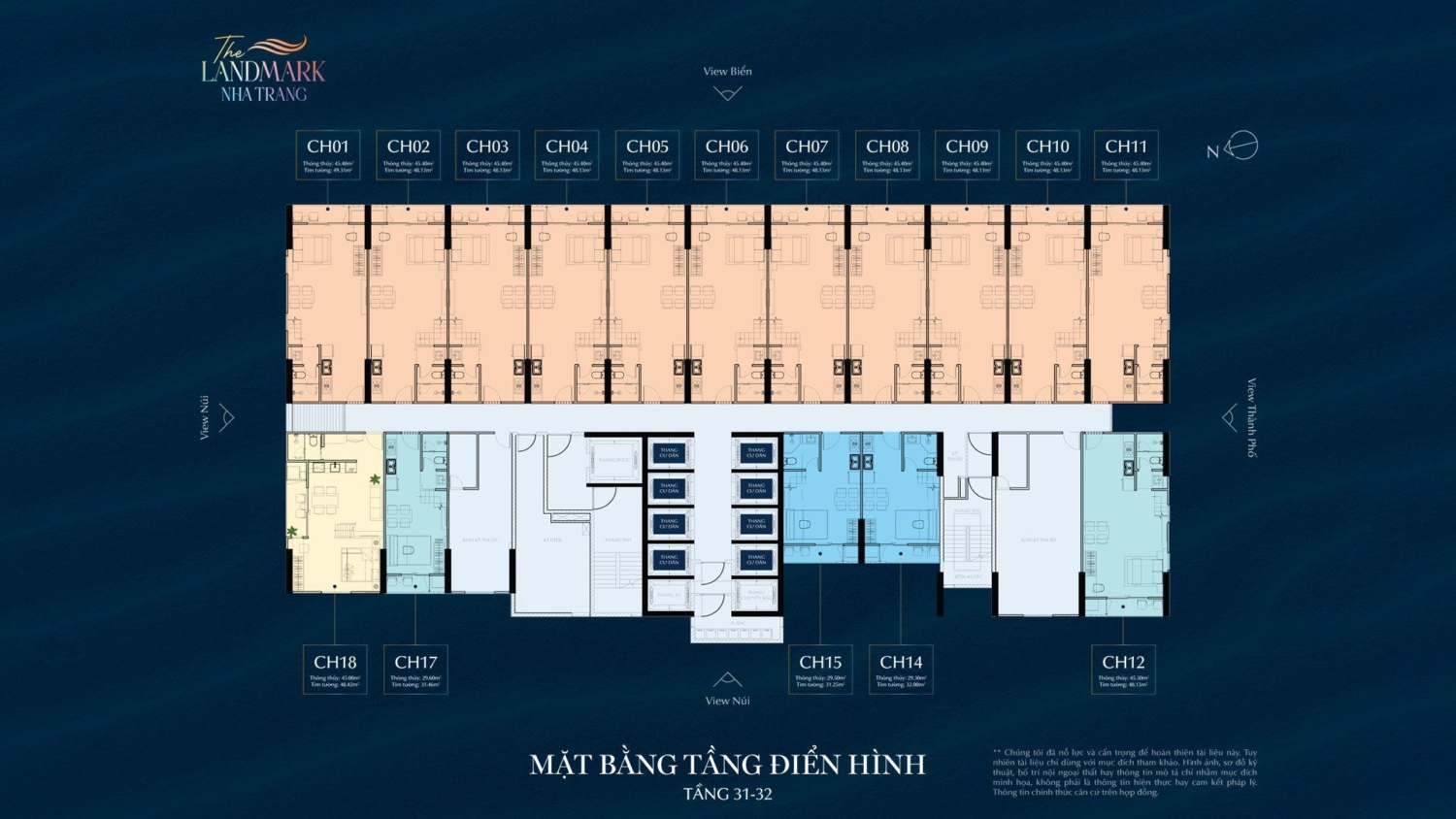 Chi Tiết Mặt Bằng The Landmark Nha Trang